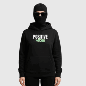 Czarna bluza Positive Vibes